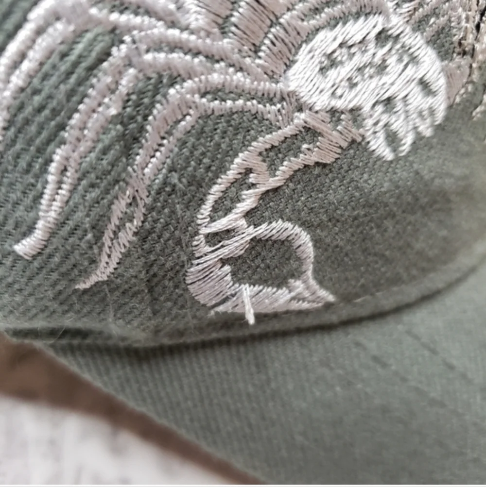 Blue Ocean Y2K Gray Scorpion Embroidered Baseball Cap Unisex